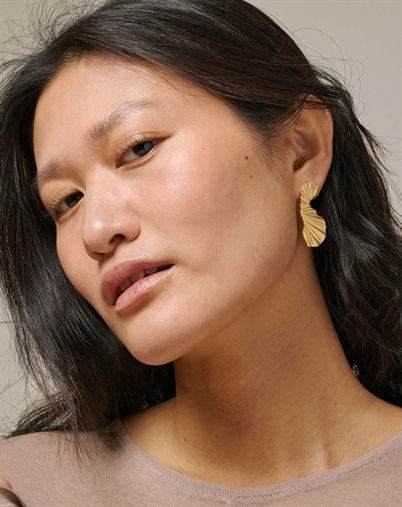 Enamel Copenhagen - Big Wave Øreringe - Guldfarvet